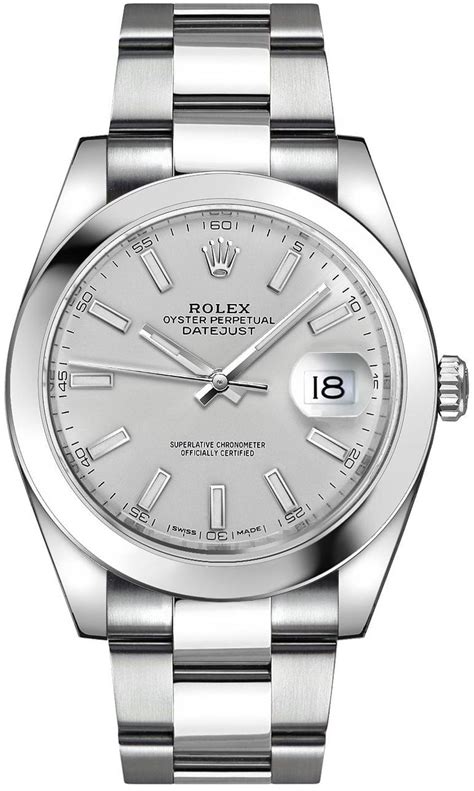 men's rolex silver|silver rolex cost.